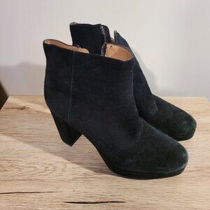 Madewell Black Leather Ankle Boots SZ 8.5